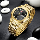 Relógio Masculino Nautilus Gold Black