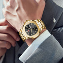 Relógio Masculino Nautilus Gold Black