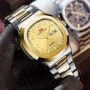 Relógio Masculino Nautilus Bicolor Gold